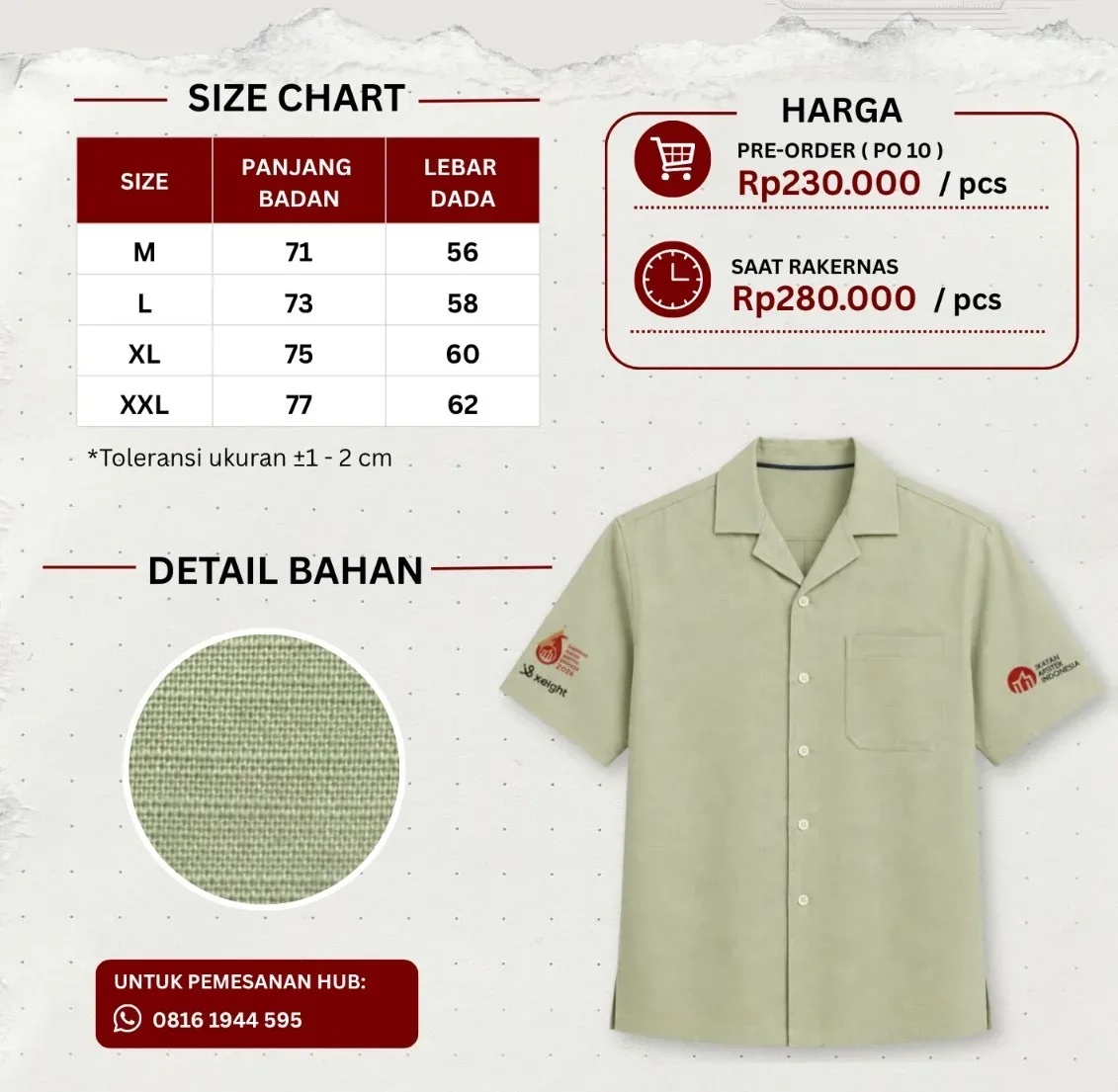 Baju Rakernas 2026